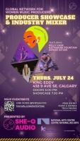 Producer Showcase and Music Industry Mixer presented by SHE-Q Audio and the National Arts Centre